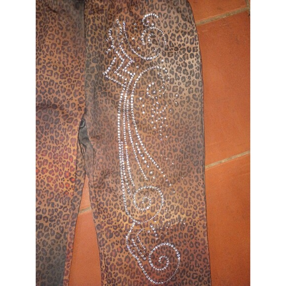 Praying Brown Cheetah Rhinestone Lounge Pants
by Praying
